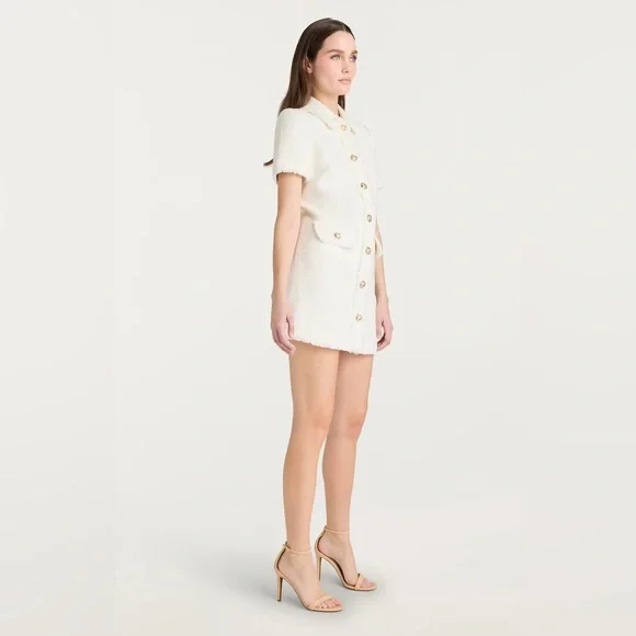 Cinq a Sept Pammy Dress- Gardenia - Picture 4 of 6